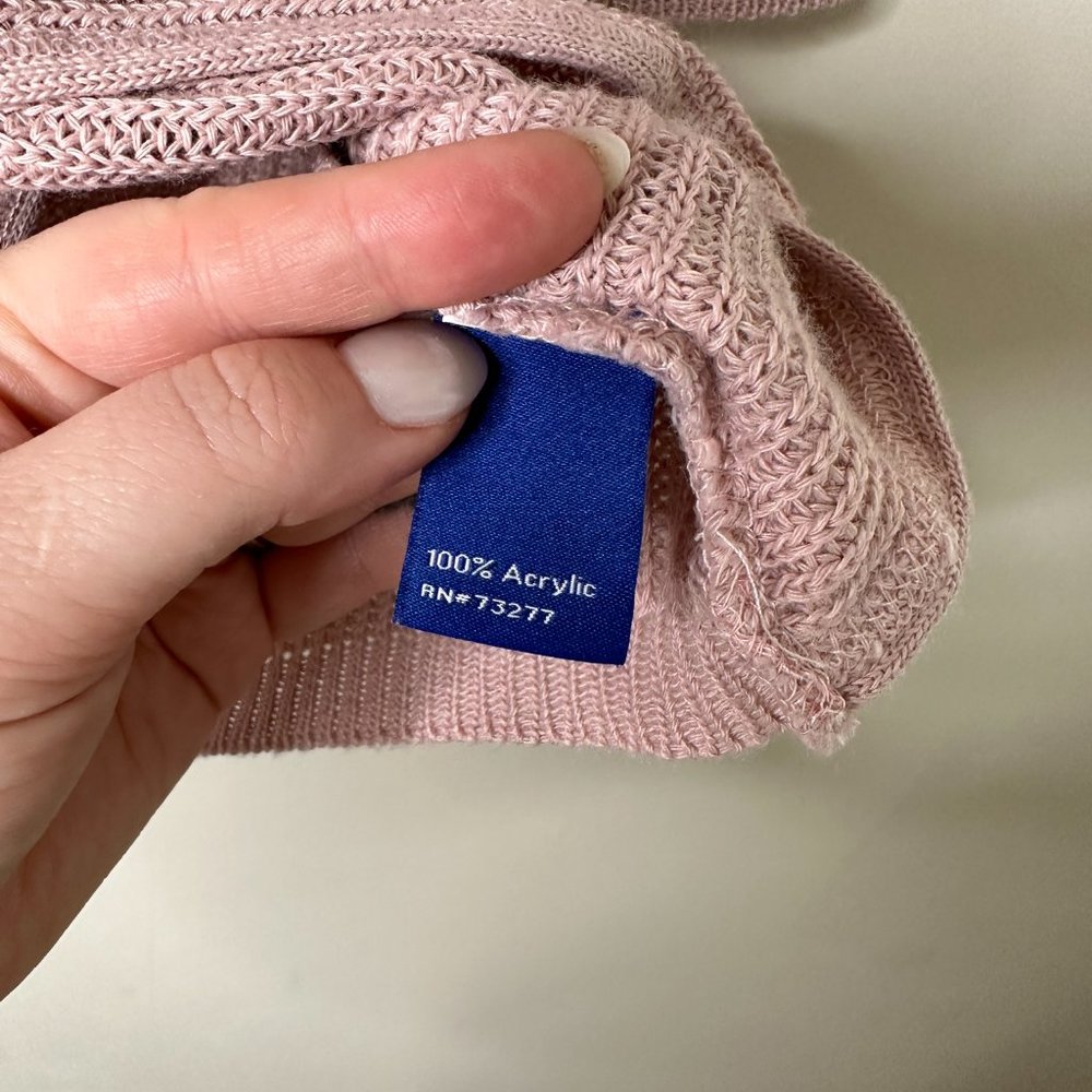 Apt. 9 Mauve Faux Wrap Sweater XS - Picture 2 of 3
